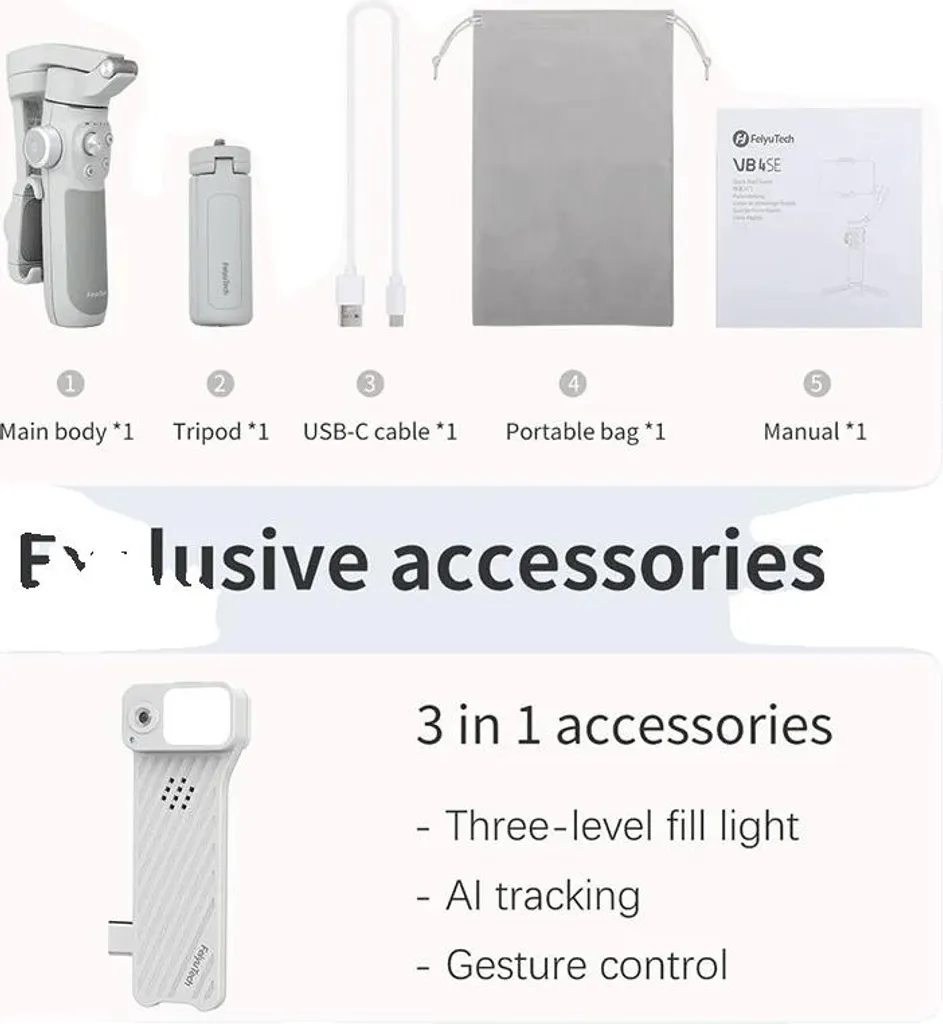 Cardan Smartphone VB4 : Finies les Vidéos Floues grâce au Suivi IA 3 Axes