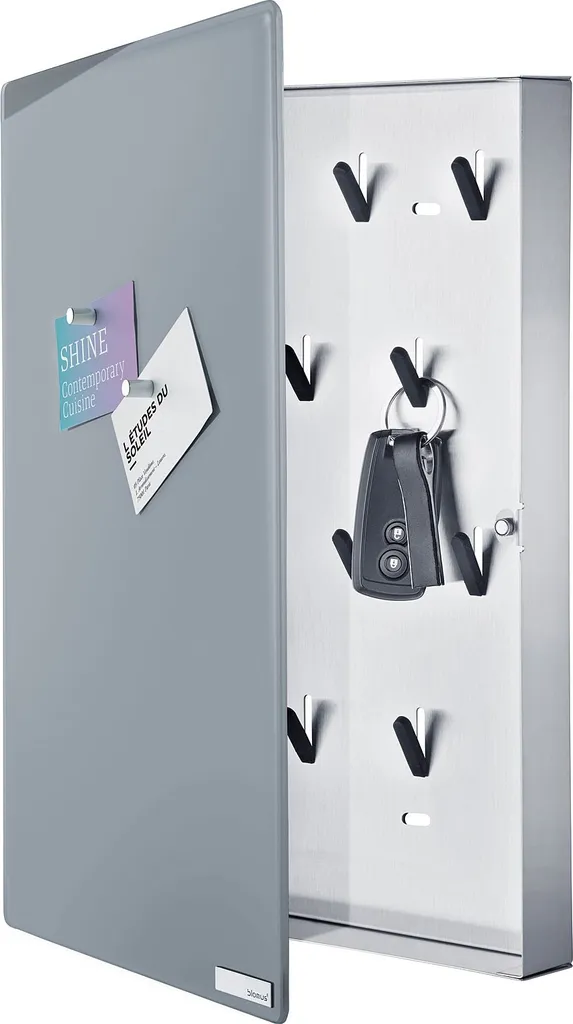 Boîte à clés murale grise Blomus 65368 : la solution anti-perte