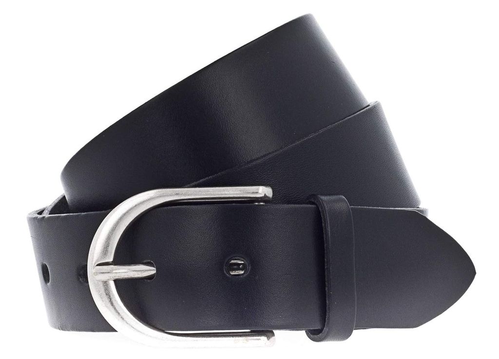 Vanzetti Leder Gürtel Classics 35mm Full Leather Belt W75 Black schwarz