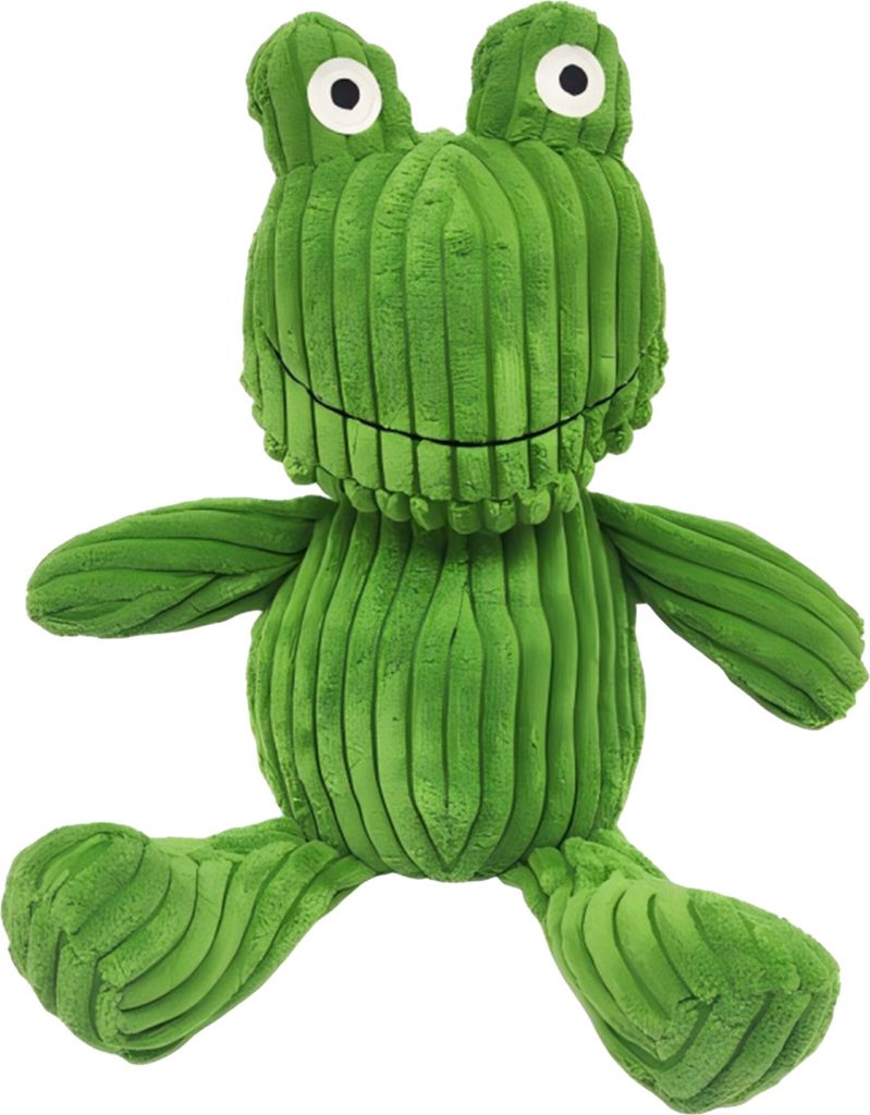 Relaxdays - Butoir de porte « Grenouille », coton et sable, Image du produit 