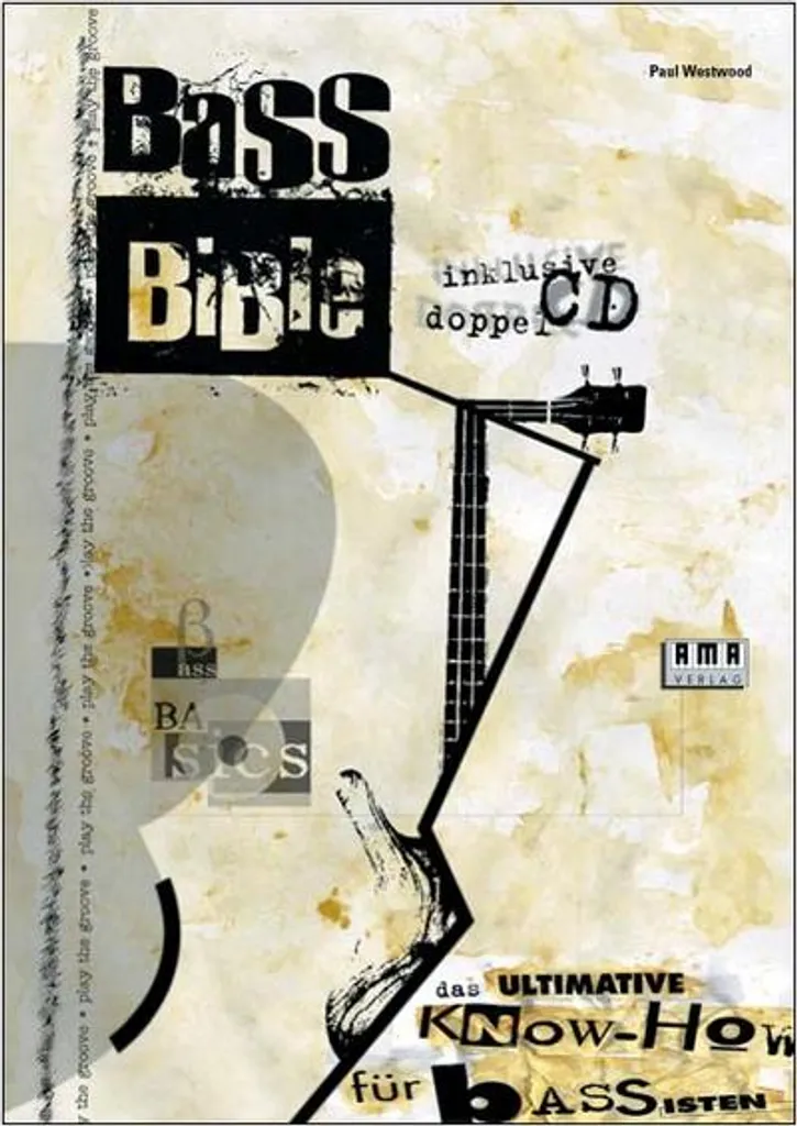 Bass Bible Livre avec 2 CDs d'exercices pour apprendre la basse