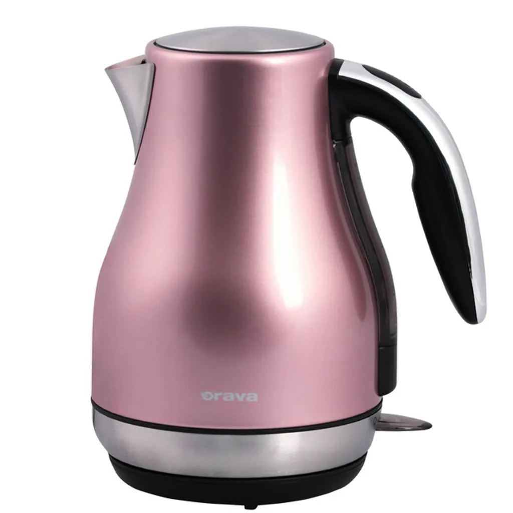 Bouilloire ORAVA en acier inoxydable rose - 1,7 L design moderne