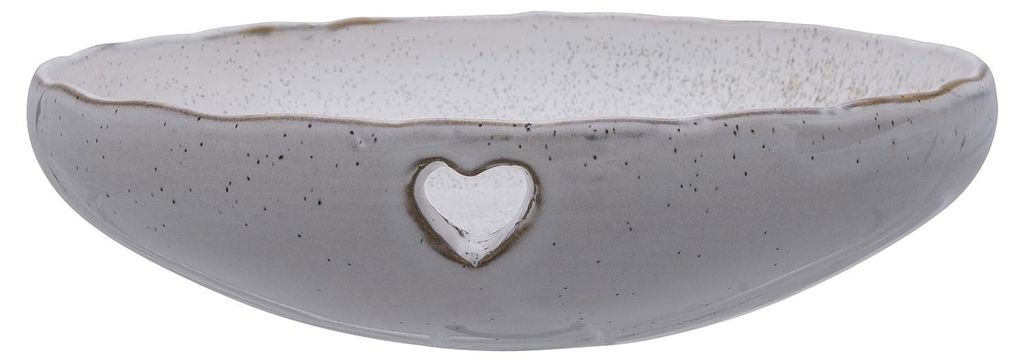 Schale - Ø 26 cm - Weiß - Keramik