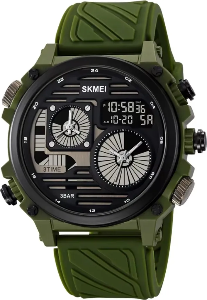 Montre SKMEI Verte KP35265 : Fiabilité et Style pour un Look Impeccable