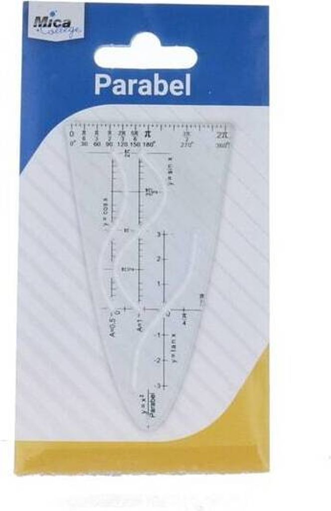 Schablone Serie Parabel mit Hilfslinien für Sinus-, Produktbild 