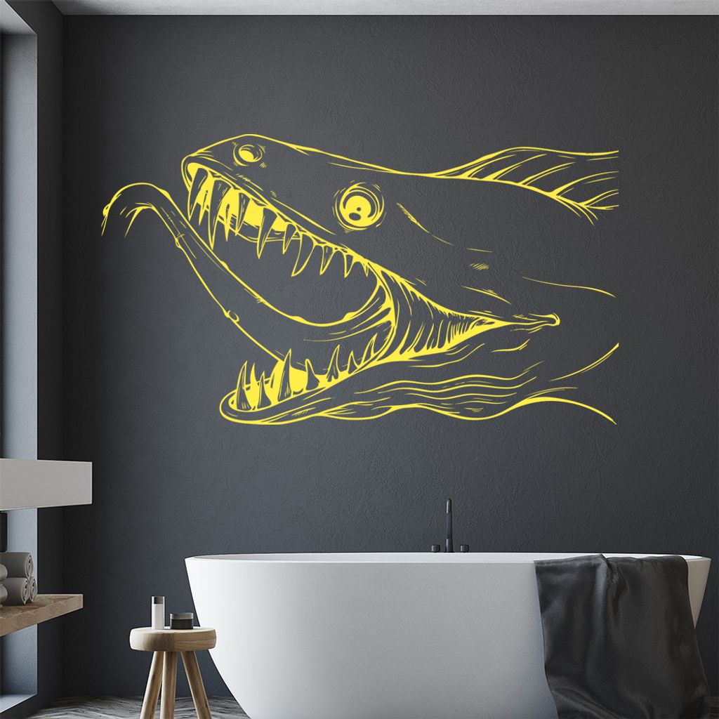 KIWISTAR Mops Pug Wandtattoo in 6 Größen - Wandaufkleber Wall Sticker - Dekoration, Küche, Wohnzimmer, Schlafzimmer, Badezimmer