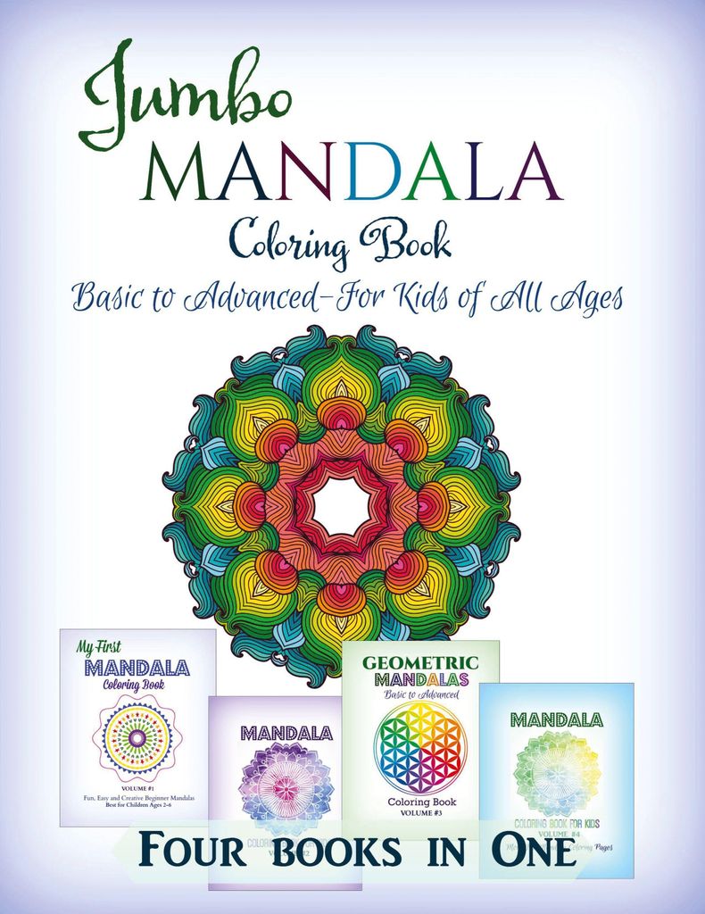 Jumbo-Mandala-Malbuch