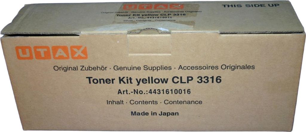 Utax 4431610016 Tonerkartusche Gelb für Utax CLP 3316