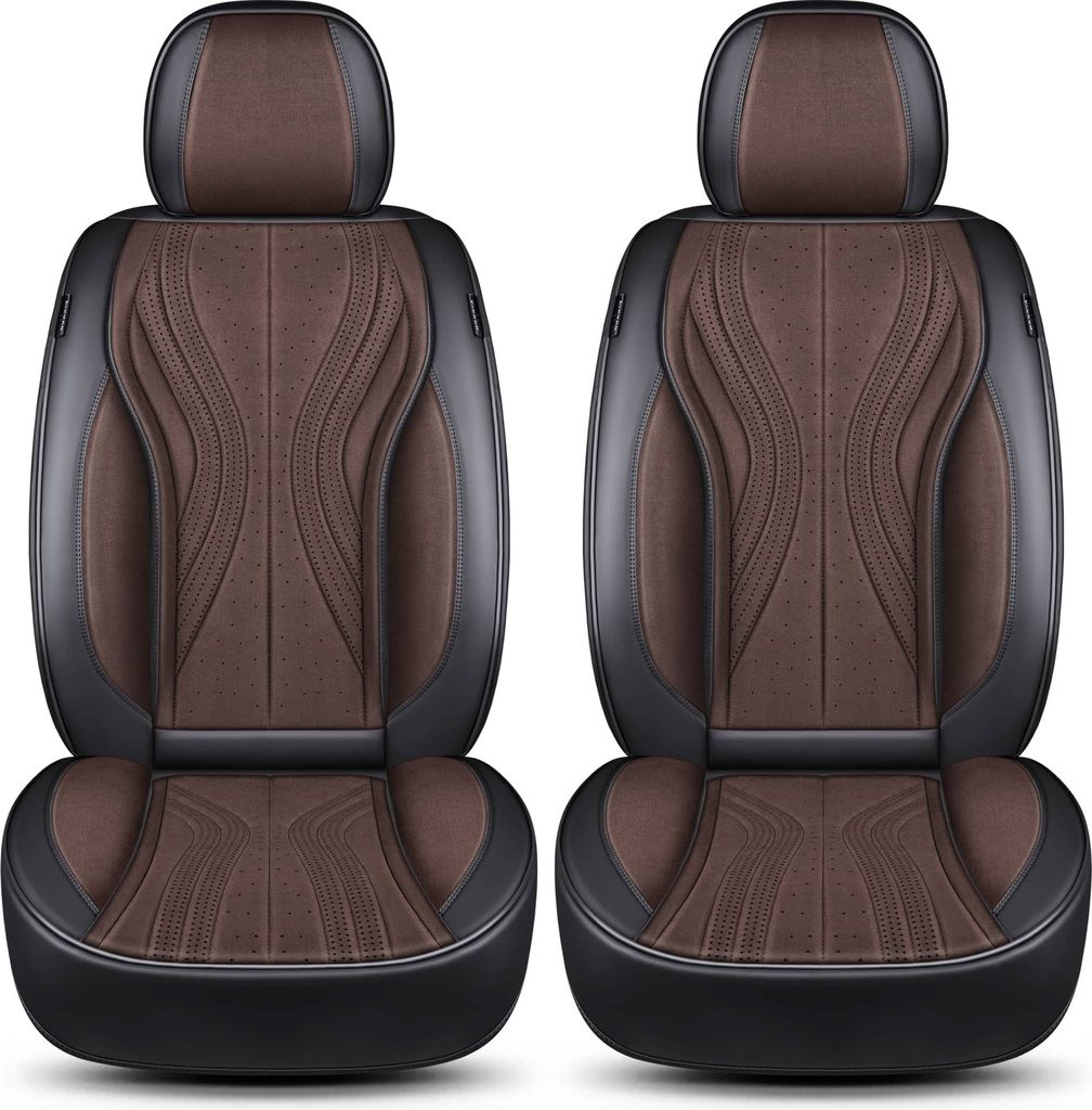 Toyota Camry 7 Bj 2011-19 kompatible Schonbezüge in Schwarz/Braun M7