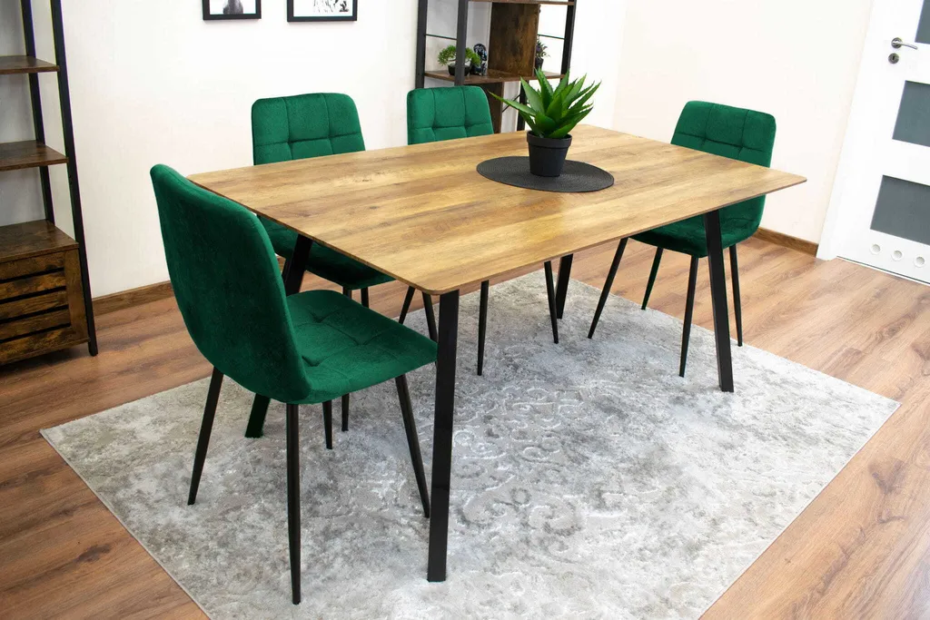 Sedia Valora KARA Verde Scuro - Sedia Moderna per Cucina e Sala - 11