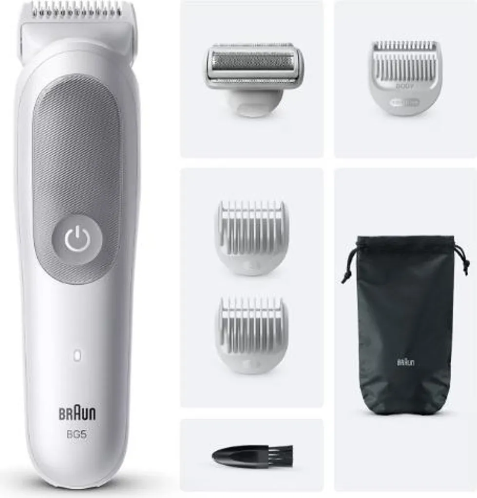 Tondeuse Corps Braun Series 5 BG5550 Toiletteur Intégral Gris Foncé