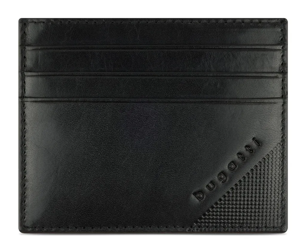 Bugatti Nobile Card Case Black: Scheda Tecnica Portacarte Pelle RFID