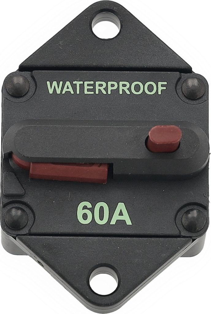 12 V Sicherungsautomat Schutzschalter 60, 80, 100 A wasserdicht Boot Wohnmobil Größe: 100 A