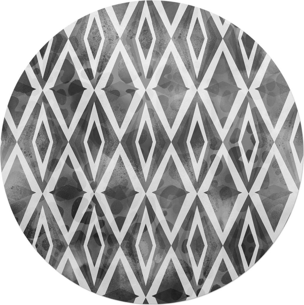 Geometrisches Retro-Muster – Bodenschutzmatte – Stuhlunterlage – Bürostuhlmatte – Rutschfeste Bodenmatte – Schutzmatte für Hartboden ...