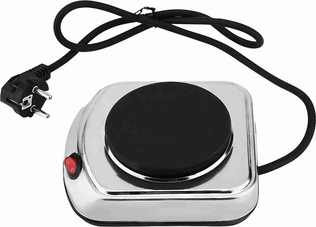 Mini réchaud électrique pour café, Plaque 500W bureau et studio