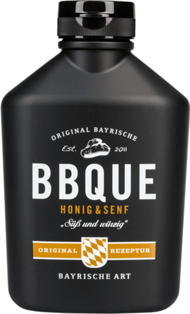 BBQUE Bayrische Honig & Senf Barbecue Sauce 400ml Produktbild 