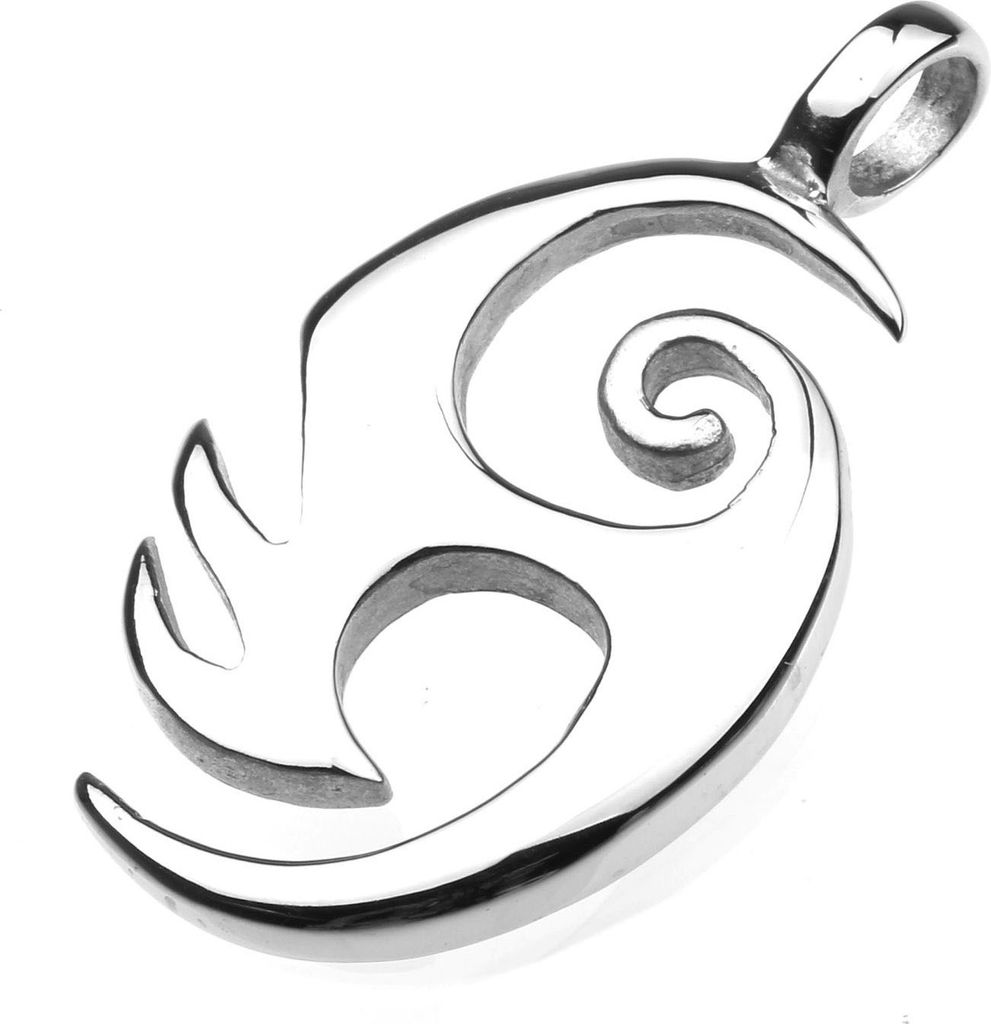Edelstahl Anhänger aus 316L Tribal