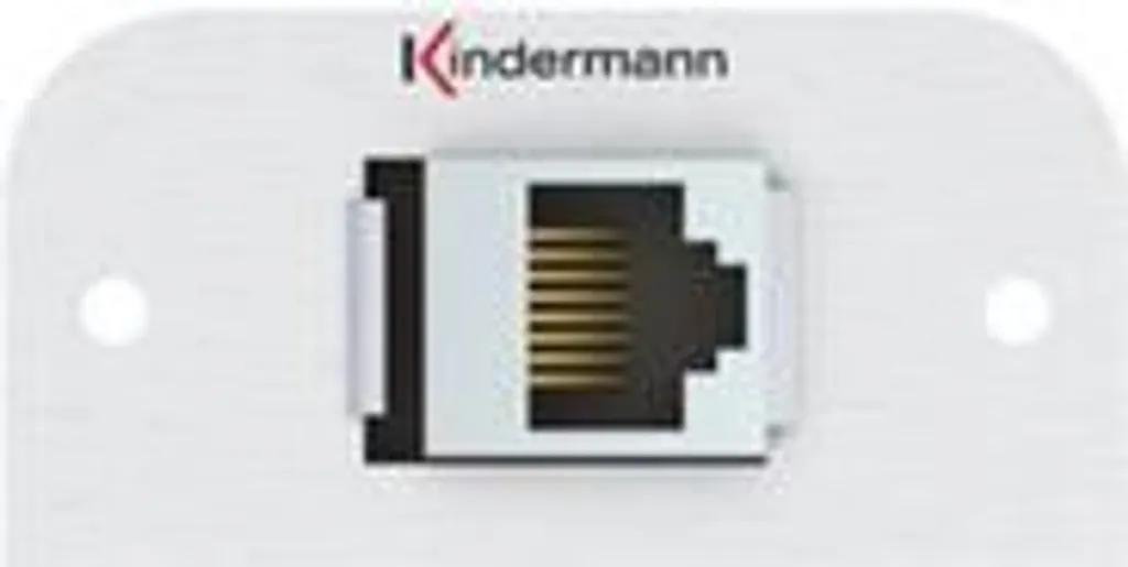 Konnect 54 alu Kindermann - Boîtier encastrable en aluminium brossé vide