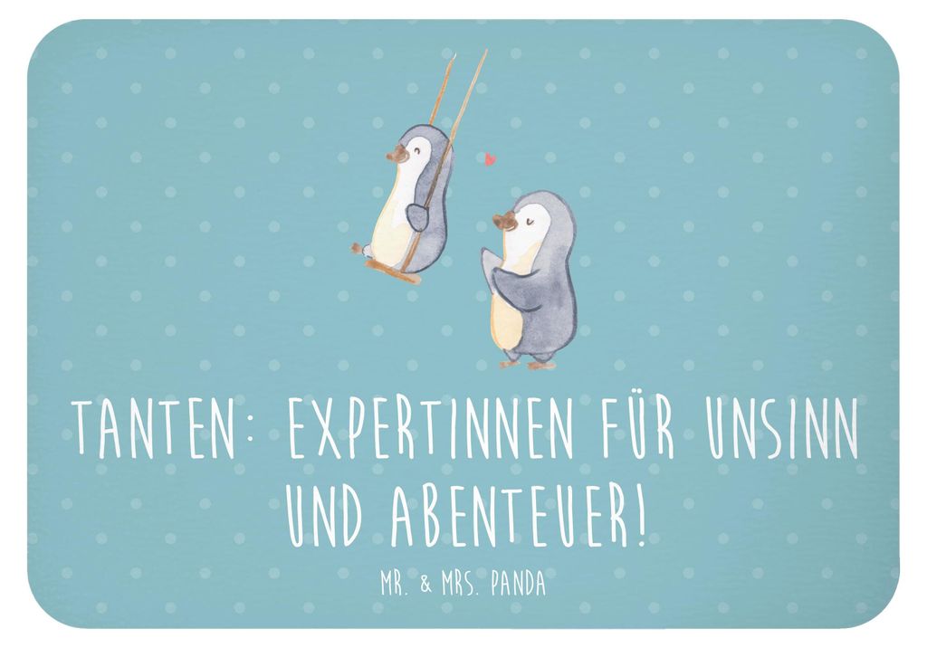 Mr. & Mrs. Panda magnet Tante Abenteuer - Meeresbrise - Geschenk, haftmagnet, kinderfreundlich, Neffe, Lächeln, herzerwärmende Sprüche, Verwandt...