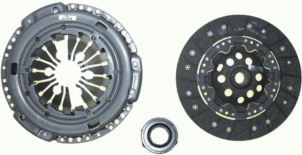 Kit d'embrayage SACHS 3000 951 707 pour VW Polo 9N, Golf IV et Bora