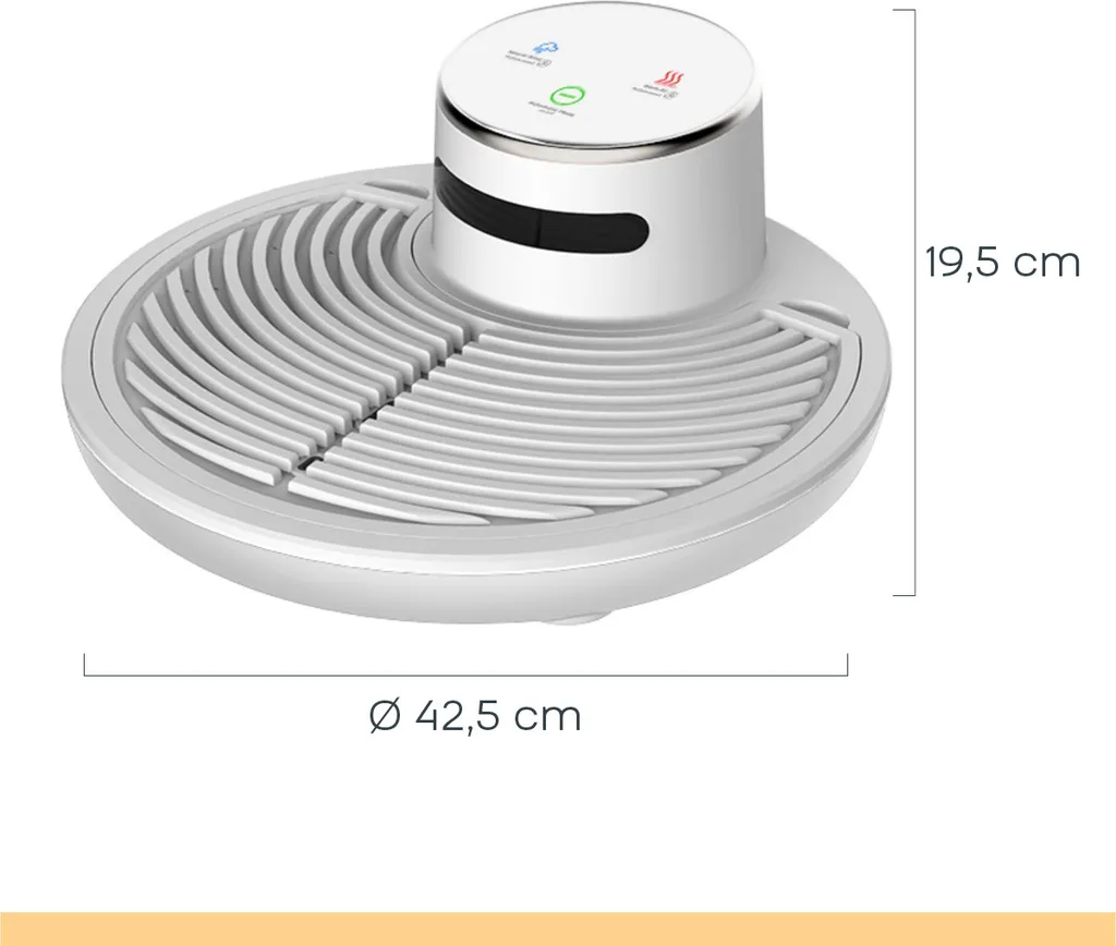 Sèche-corps électrique 1200W Orange Care avec séchage rapide 360° - 8