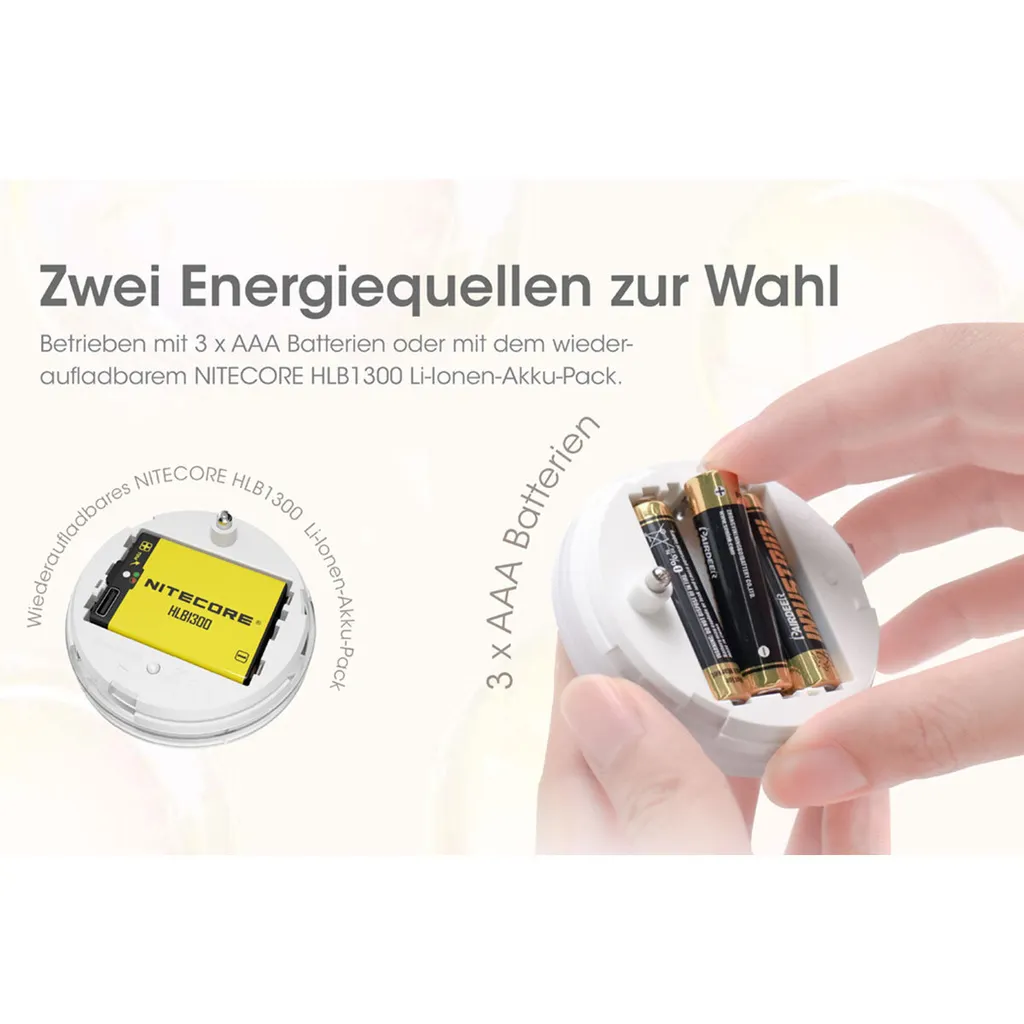 Nitecore Lampe à Bulles Blanche - Éclairage Diffus et Design Compact - 7