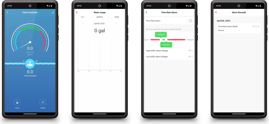 Vanne Connectée pour Arrosage WiFi DN20 Programmable et Mesure de Débit - 9
