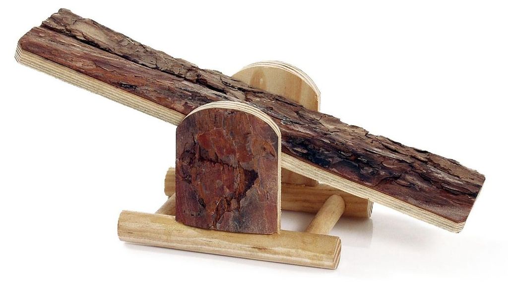 Dondolo in legno naturale Karlie Immagine del prodotto 