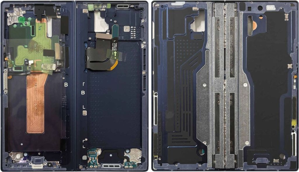 Samsung Display LCD Mittelrahmen für Galaxy Z Fold6 GH82-35044C Ersatzteil Navy