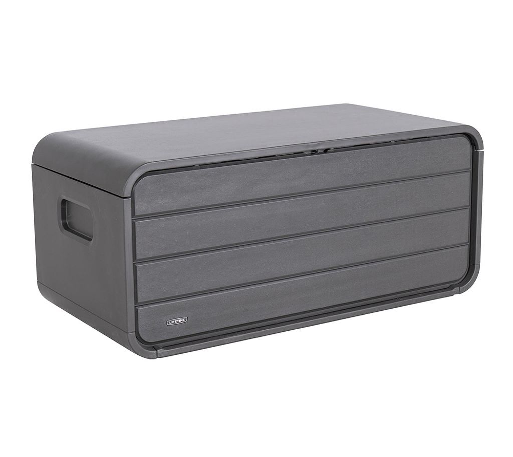 Lifetime Kunststoff Gartenbox Space L 515 L Kissenbox & Auflagenbox Anthrazit 72x147x65 cm