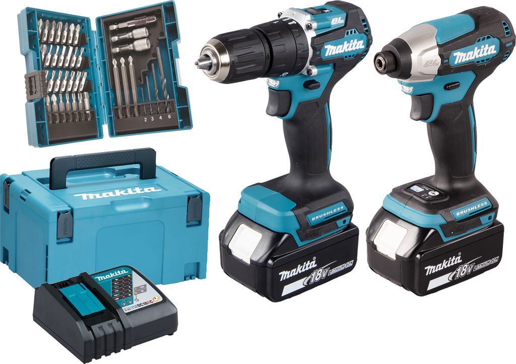 Makita Akku-Set 18 V (DHP487 + DTD157) im MAKPAC Produktbild 