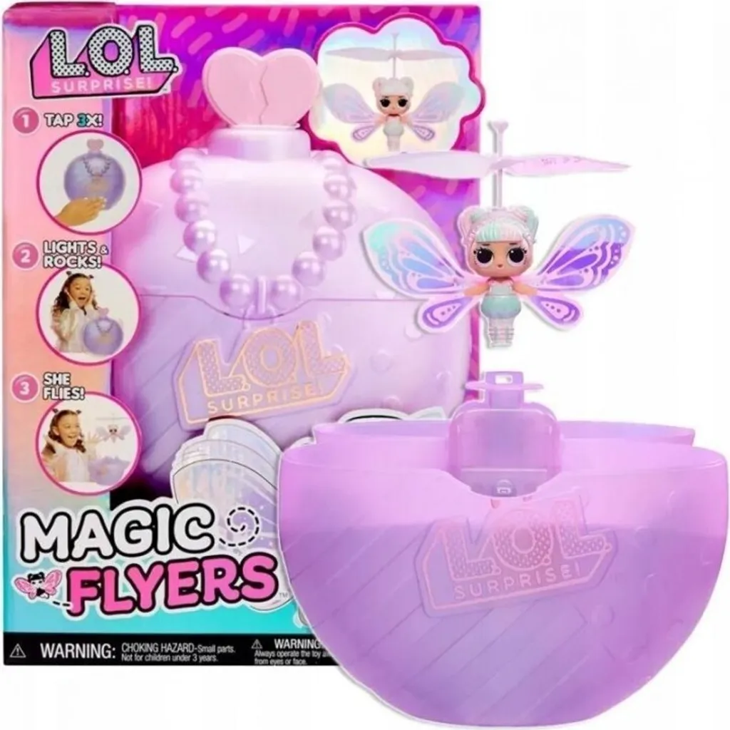 Poupée volante Magic Flyers Sweetie Fly L.O.L. Surprise avec ailes mauves