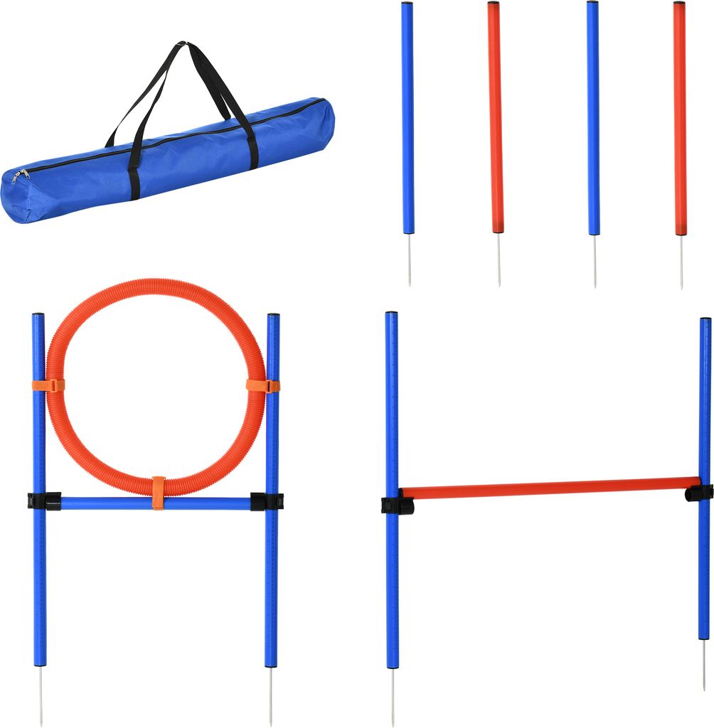 Výcvikové zariadenie pre psov PawHut Agility, cvičebná Obrázok produktu 1