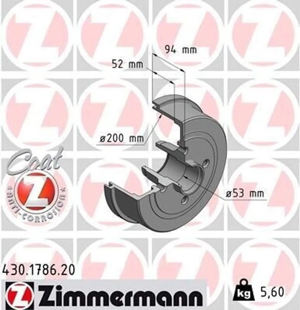Remplacer tambour de frein arrière Opel Corsa C - Zimmermann 430.1786.20
