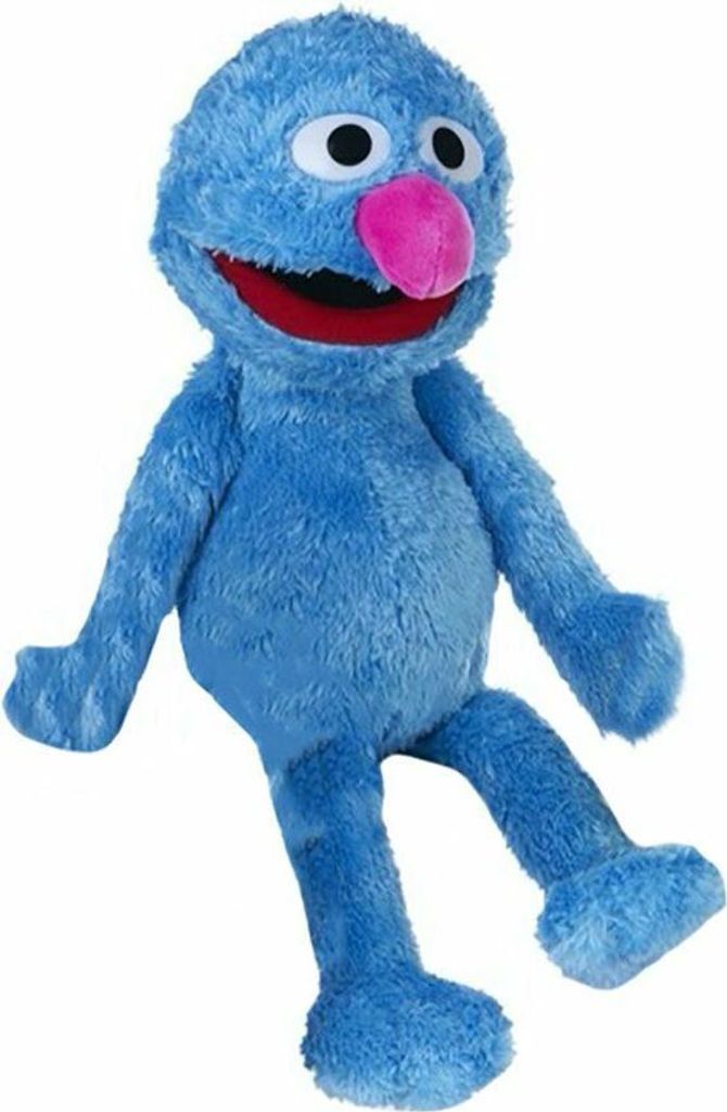 Soma Sesamstrasse Kuscheltier Plüsch Figur 45 cm Plüschtier Stofftier kuschelweich ab den ersten Lebensmonaten geeignet als Geschenk (Grobi)