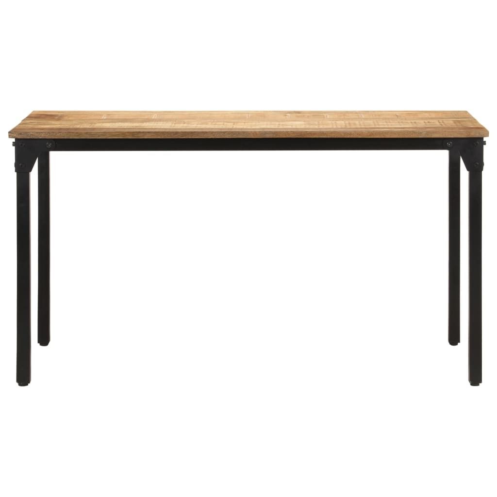 vidaXL Tavolo da pranzo 140x70x76 cm Legno di mango grezzo Immagine del prodotto 
