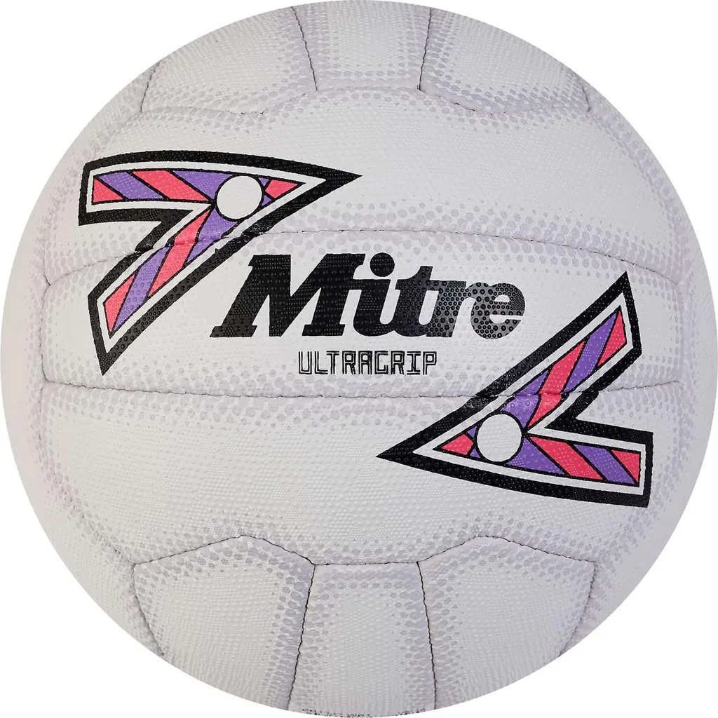Mitre Ultragrip Netball Club : Grip Supérieur et Design Violet Taille 4