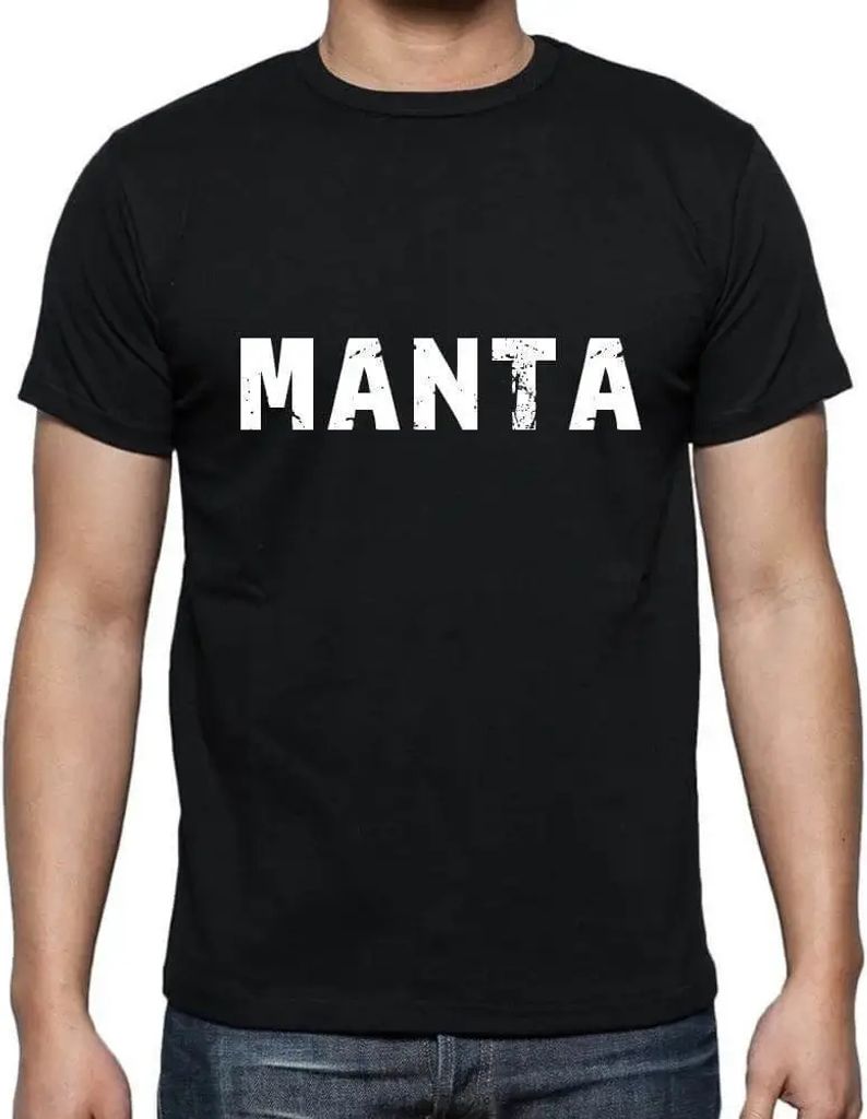 Herren Grafik T-Shirt Manta Öko-Verantwortlich Vintage Jahrgang Kurzarm Lustige Druck Geburtstag Geschenk Mann