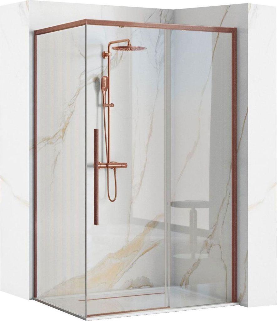 Cabina Doccia Rea Solar Brush Copper 90X120 Immagine del prodotto 