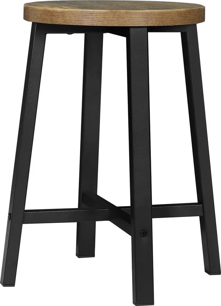 Lot de 2 chaises de salle à manger design industriel gris clair métal