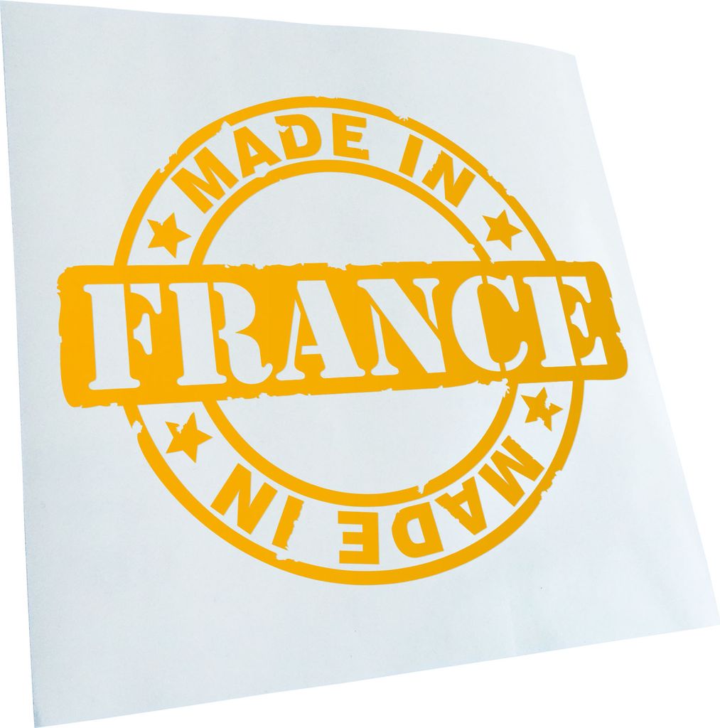 Kiwistar - Autoaufkleber - - France Heckscheibenaufkleber - Aufkleber für Auto Kfz Fahrrad, LKW, Truck Mofa