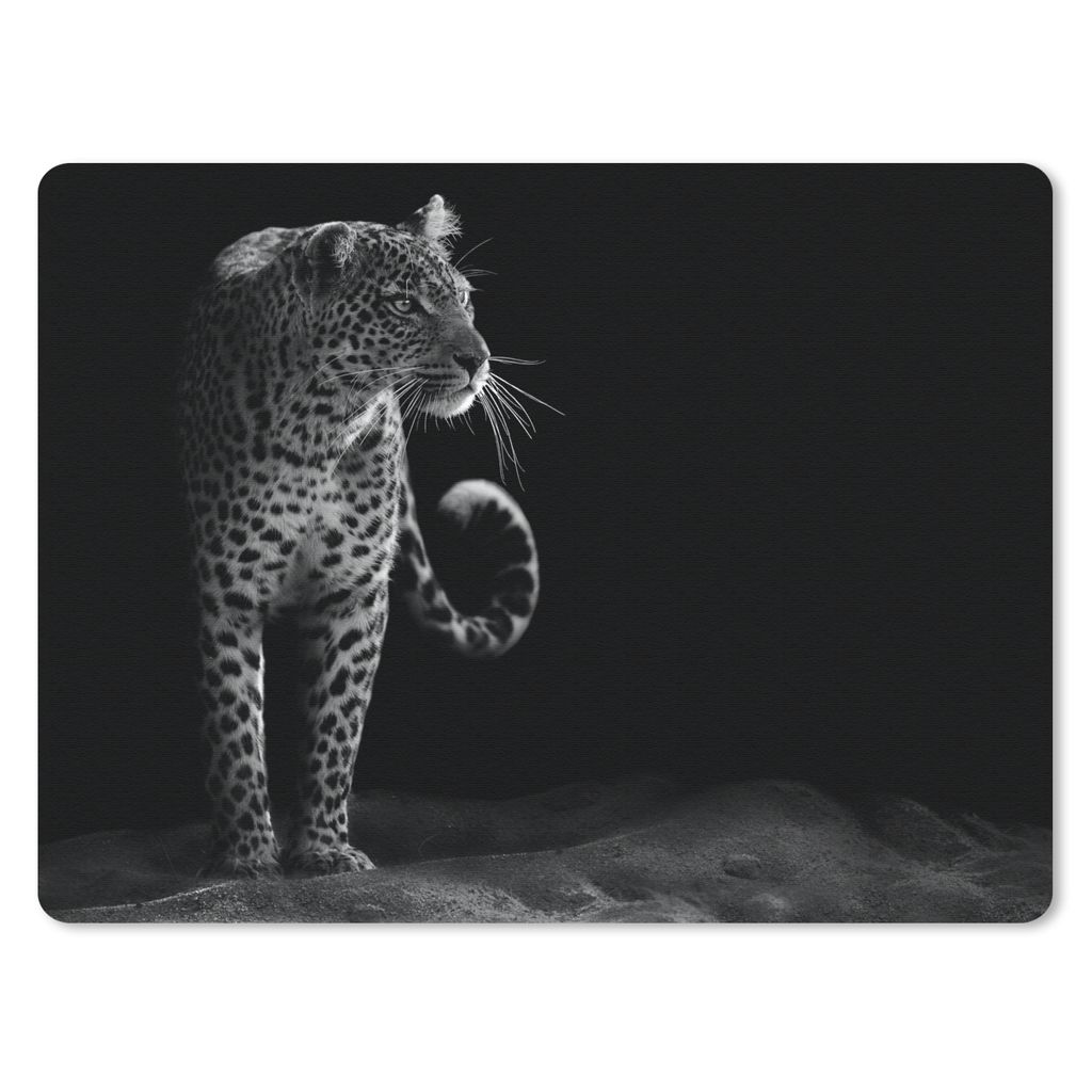 MuchoWow® Mauspad Mousepad Wildtiere - Leopard - Natur - Produktbild 