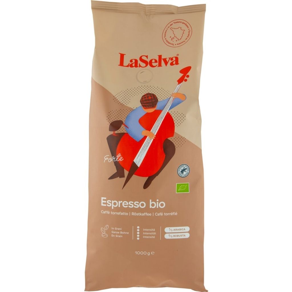 LaSelva Espresso Forte ganze Bohne 30% Arabica, 70% Robusta Produktbild 