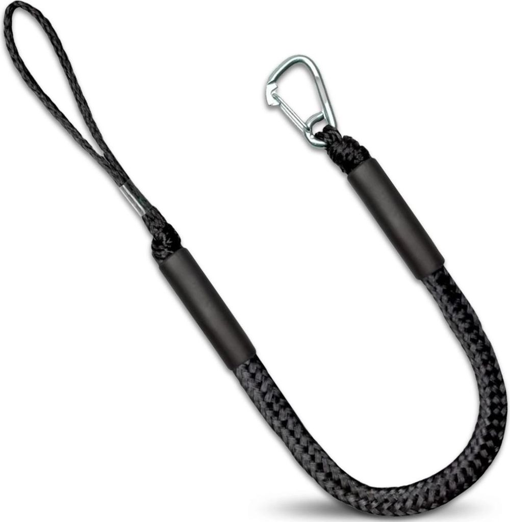 EDIBAZZAR | Universelle Festmacherleine für Boote mit Bungee-Stoßdämpfung 120cm 1000 kg