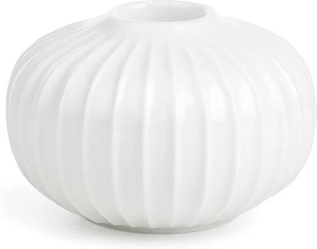 Bougeoir scandinave blanc Kähler 8 cm : ambiance chaleureuse cocoon