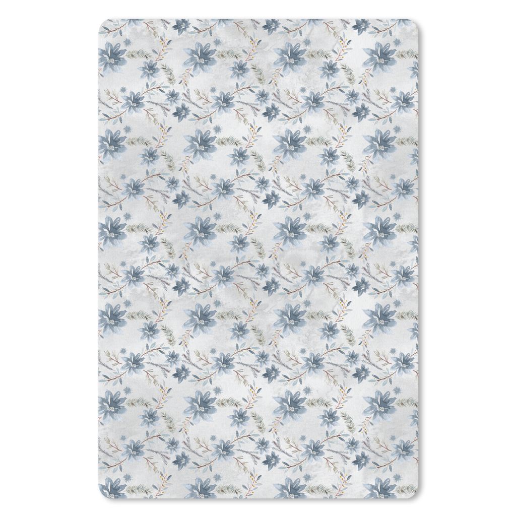 MuchoWow Mauspad Mousepad Vintage - Girlande - Grau 18x27 cm - Mousepads - Maus Mat - Pad - Mausunterlage