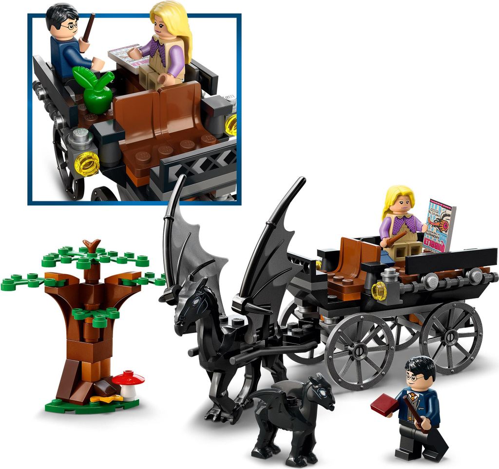 LEGO 76400 Harry Potter Hogwarts Kutsche mit Thestralen, Produktbild 4