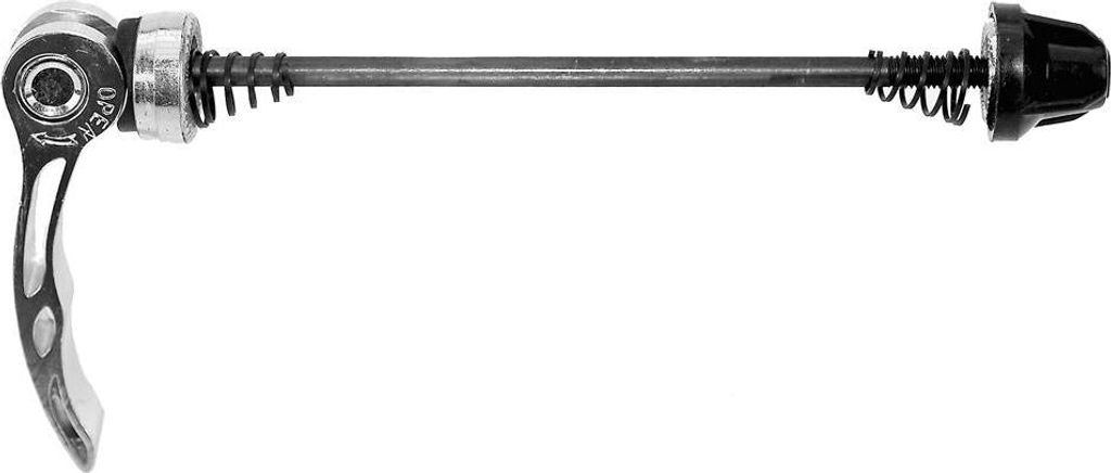 Novatec Schnellspanner Aluminium 100 mm für Vorderrad - 40 g, Schwarz