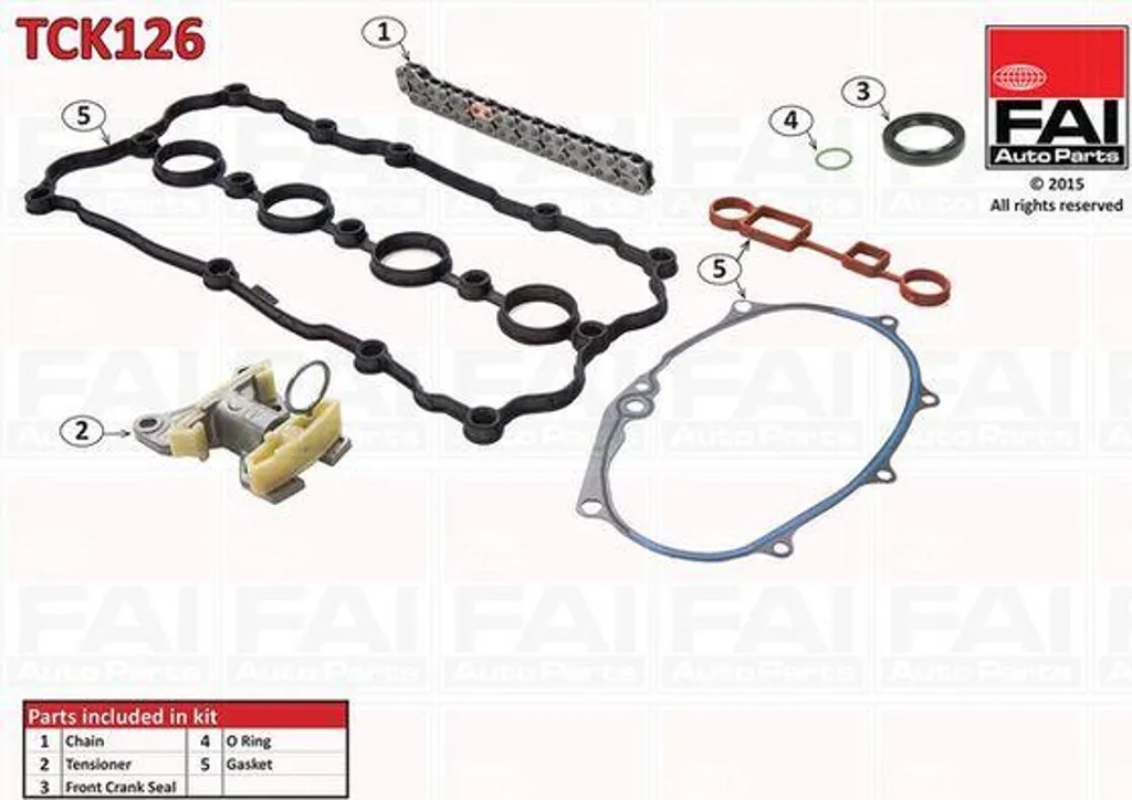Kit Distribution Haute Performance OE 06D109229B pour VW Jetta et EOS