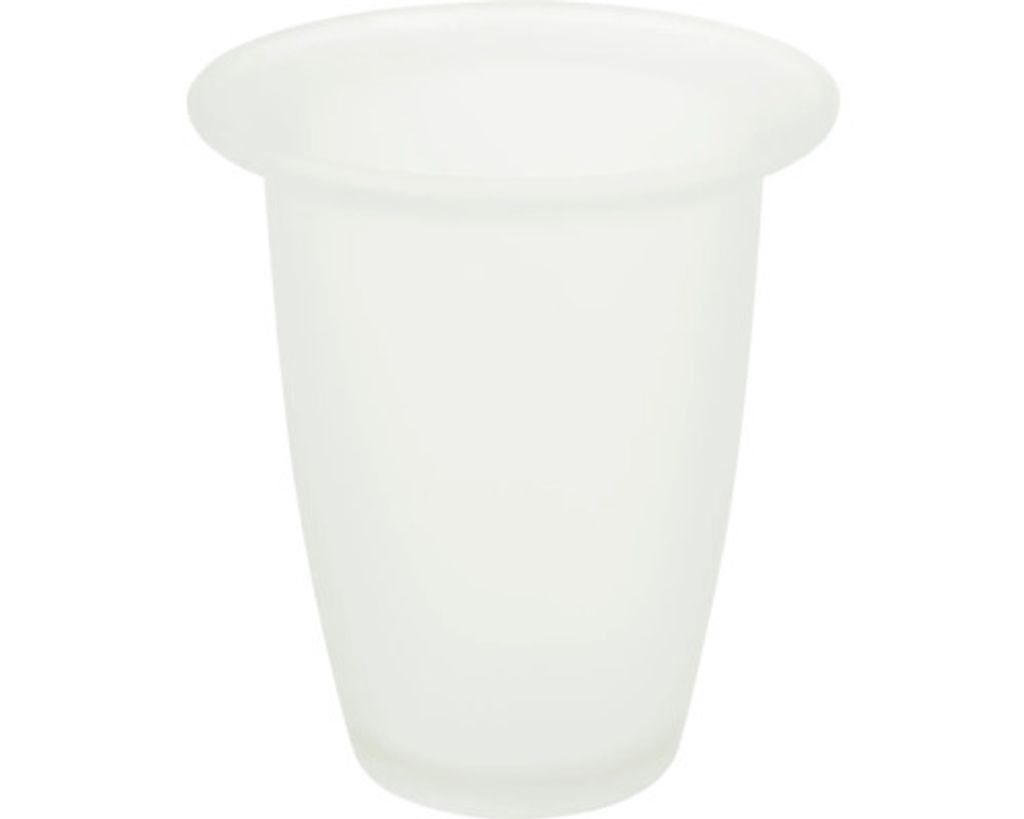 Kosmos WC-Bürstenglas Ersatzglas, transparent matt, rund, Produktbild 